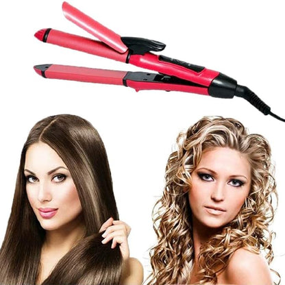 Nova Hair Straightener & Curler 2 In 1