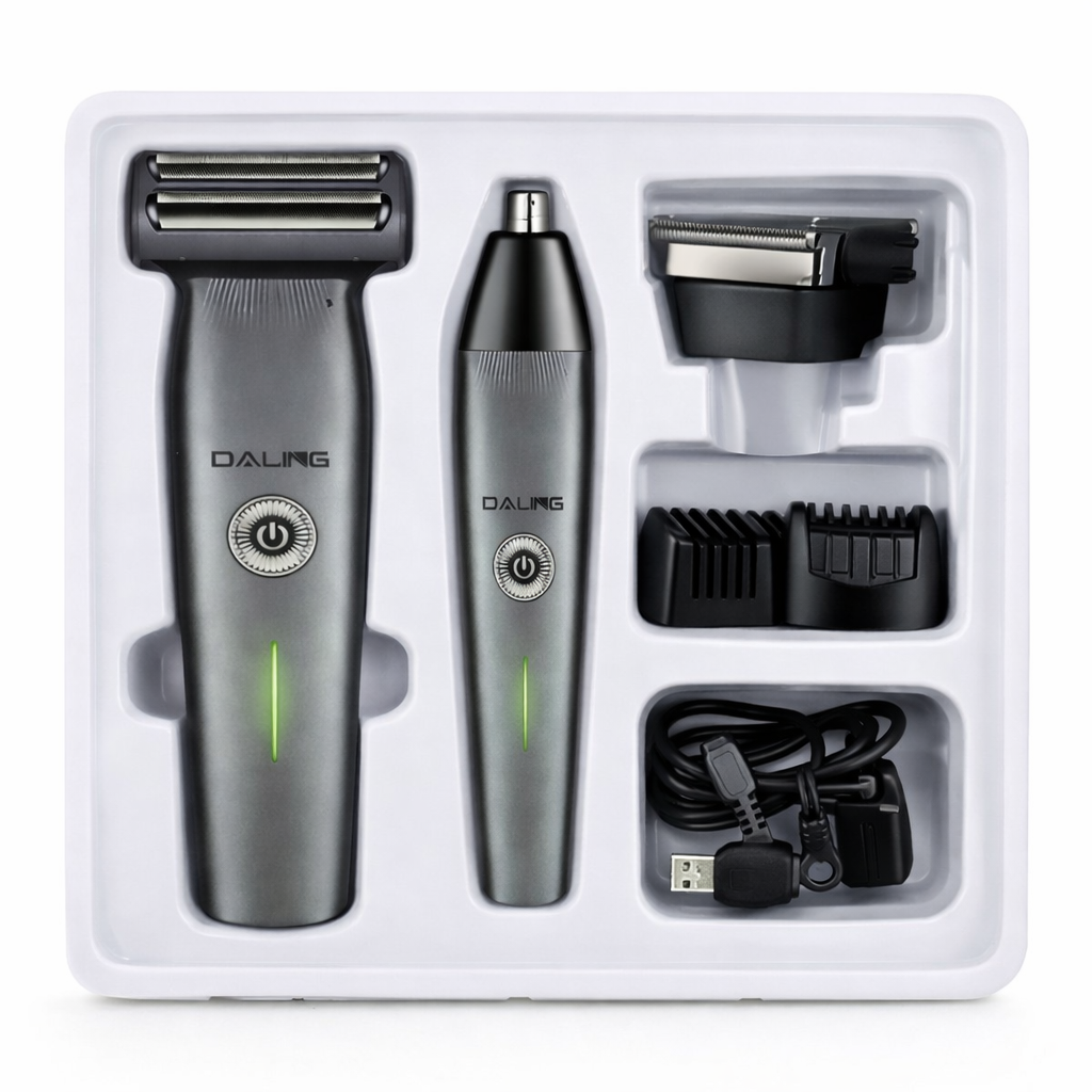 3 in 1 Grooming Kit & Body Shaver Daling DL 9218