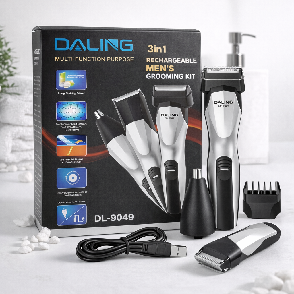 Daling 3-in-1 Electric Grooming Kit (DL-9049)
