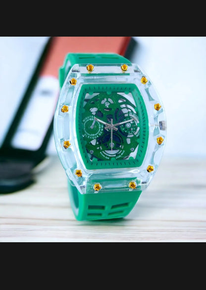 Transpalation Skeleton Square Watch - Luxury Mens Watch