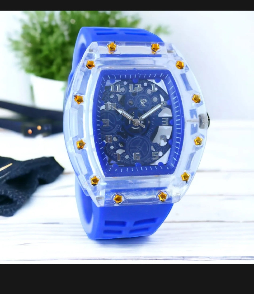 Transpalation Skeleton Square Watch - Luxury Mens Watch