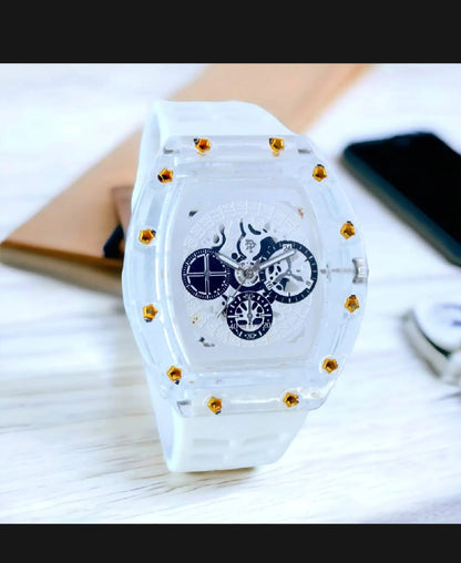 Transpalation Skeleton Square Watch - Luxury Mens Watch