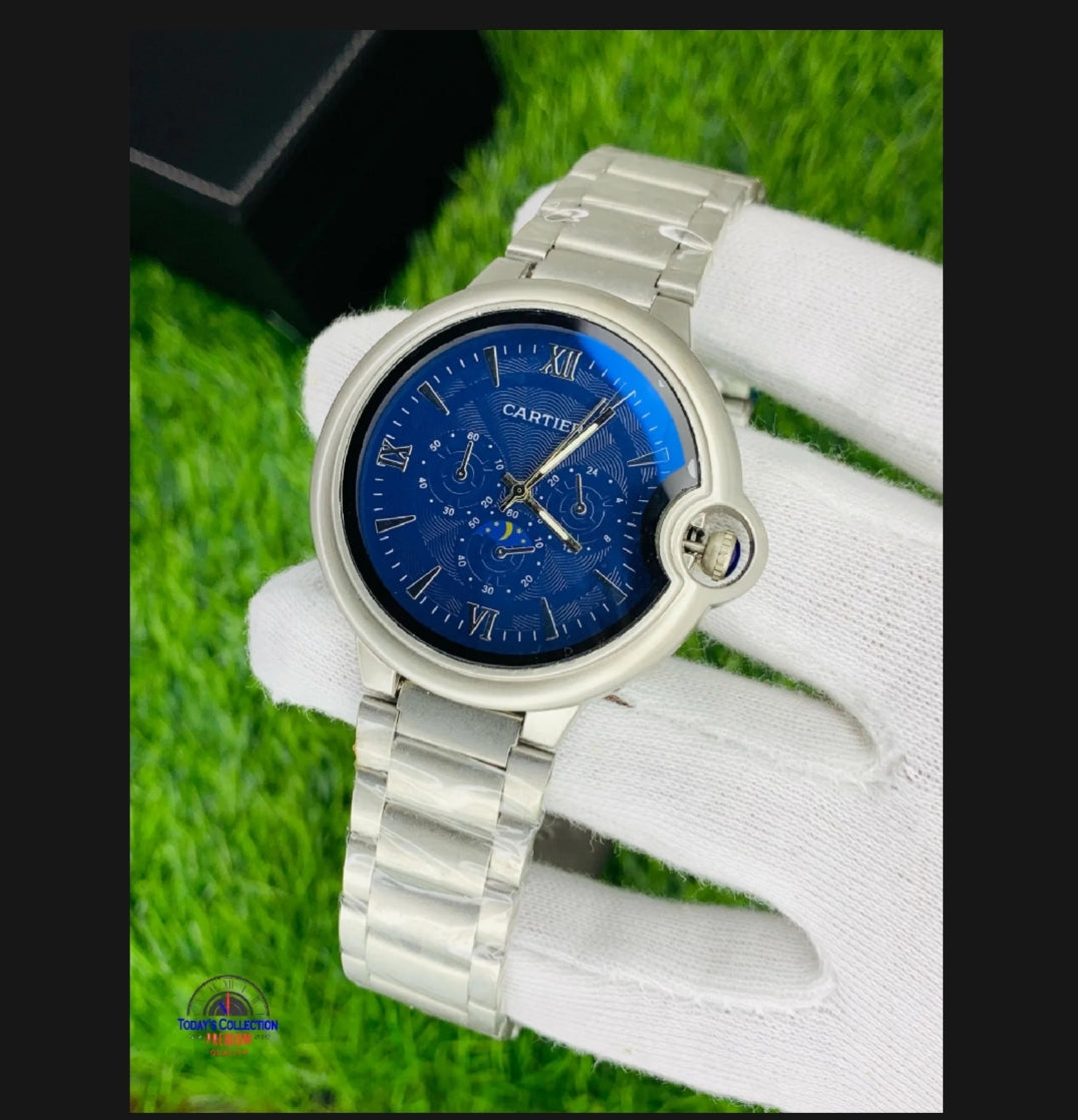 Hight Quality Men Watch Tranding Silver Edition With Stainless Steel