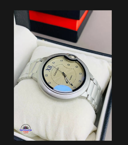 Hight Quality Men Watch Tranding Silver Edition With Stainless Steel