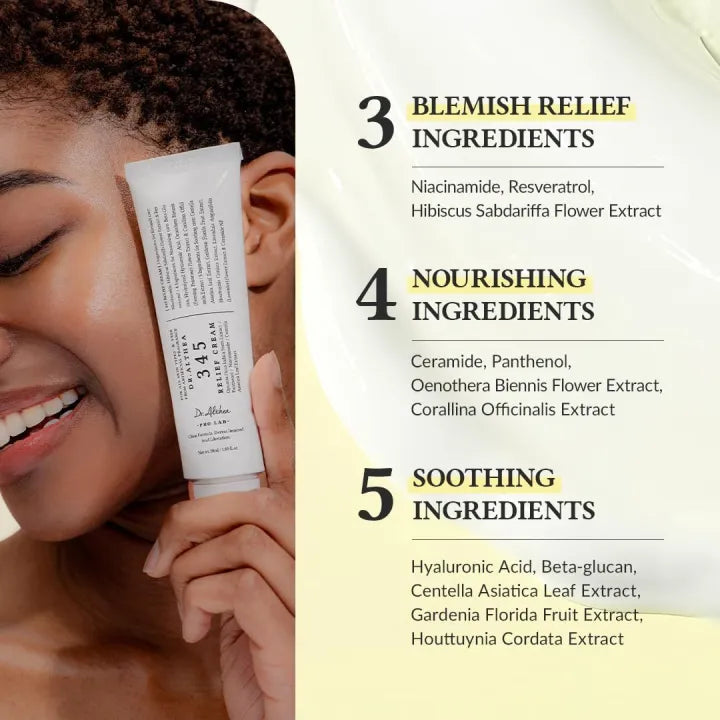 345 Relief Cream Barrier Repair Calm and Clear Moisturizer