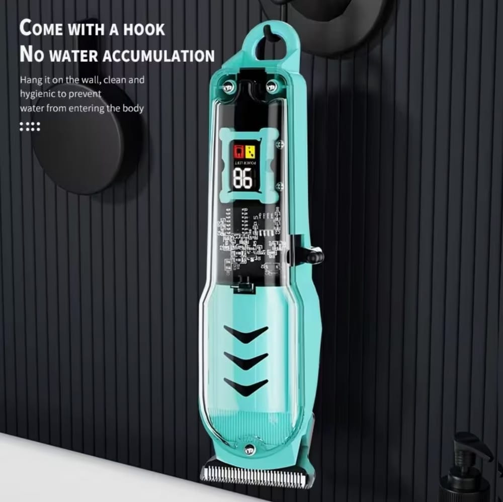 Professional T-Blade Hair Trimmer for Men with Adjustable Combs