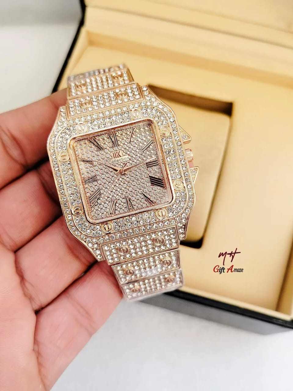 Men's Watch With Diamond Stone