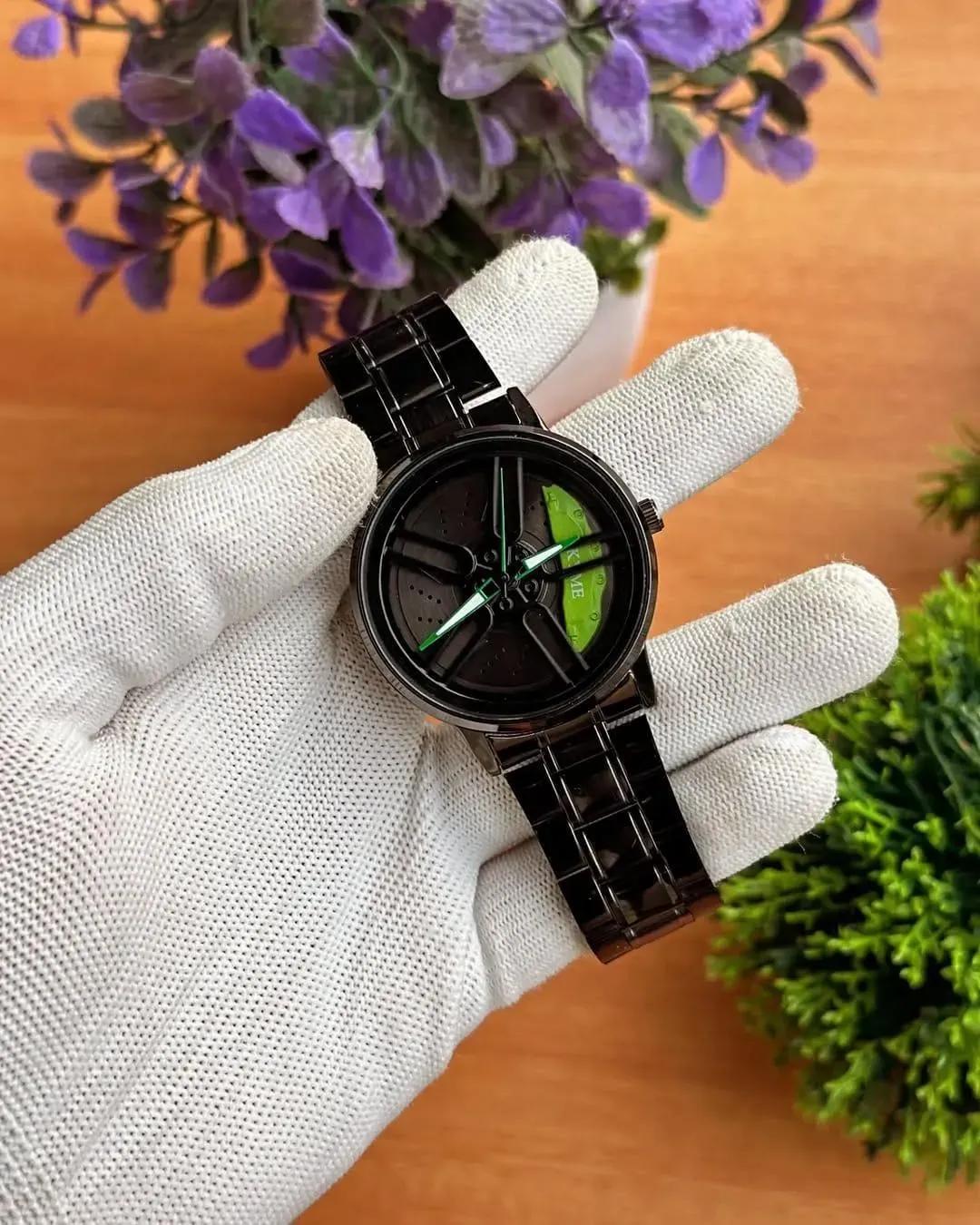 Stainless Steel Spinning Watch